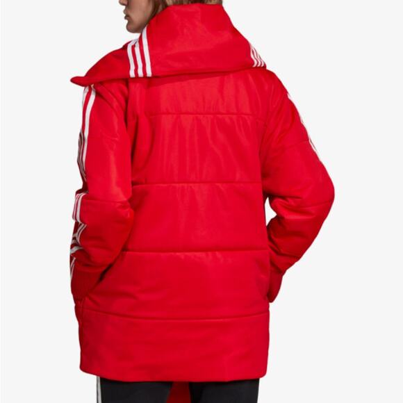 adidas - TRACKTOP PUFFER Jacket / L / Red - Picture 3 of 13